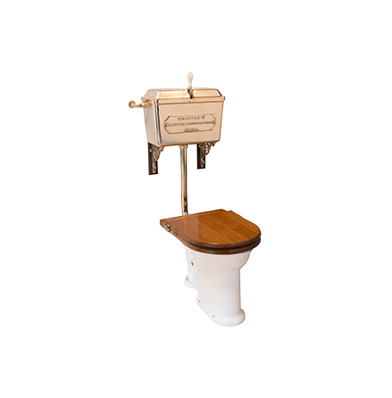 Low Level WC 814 cast brass cistern