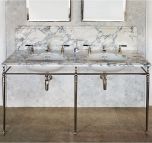-60% - The double Lowther - Arabescato/nickel