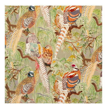 Mulberry textil - Game Birds Velvet