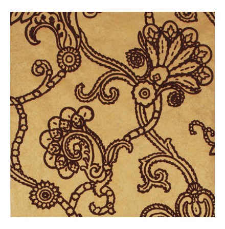 Mulberry Tapet - Marquise Damask Flock