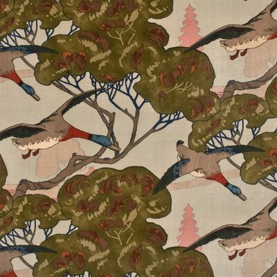 Mulberry Textil - Flying Ducks Velvet