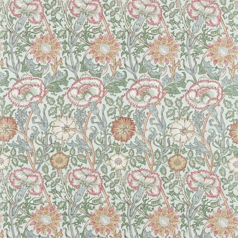 Morris textil - Pink & Rose (print)