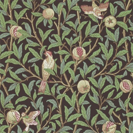 Morris tapet - Bird & Pomegranate