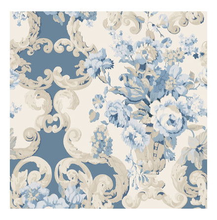 Mulberry Tapet - Floral Rococo