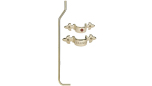 High Level WC 814 cast brass cistern