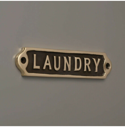 Skylt &quot;Laundry&quot; - Mssing