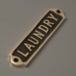 Skylt "Laundry" - Mssing
