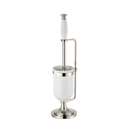 Classical freestanding toilet brush holder