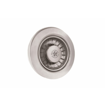 3.5 inch Premium Waste - Button - Chrome with overflow