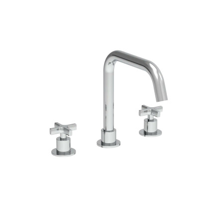 Bank Badkarsblandare Swivel C-spout (4 finishar)