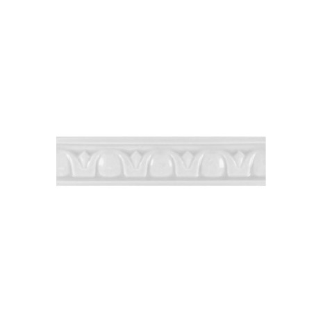 Crown Moulding 6x1,5" - Snowdrop