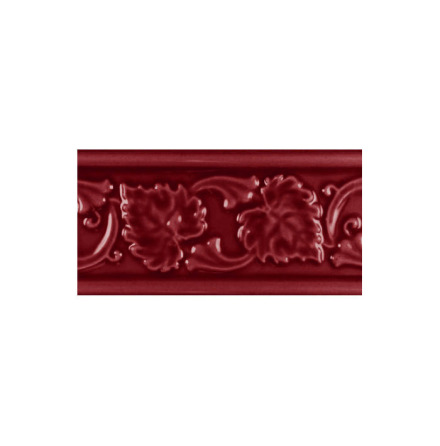 Leaf Moulding 6x3&quot; - Burgundy