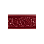 Leaf Moulding 6x3" - Burgundy