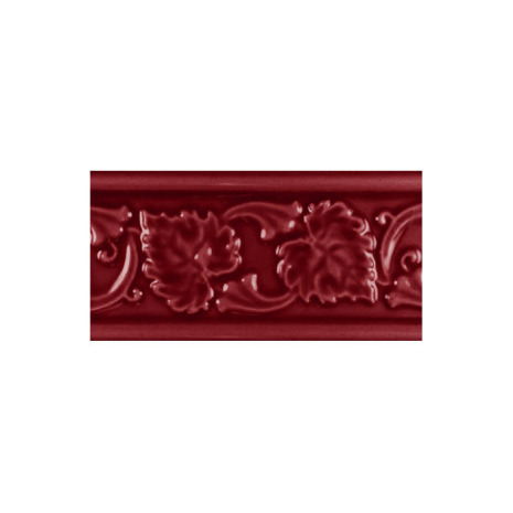 Leaf Moulding 6x3" - Burgundy