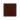Field Tile Avslut 6x6"- Teapot Brown