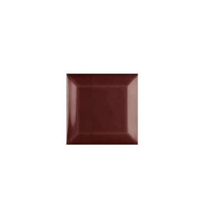 Half Metro Tile 75x75 - Teapot Brown