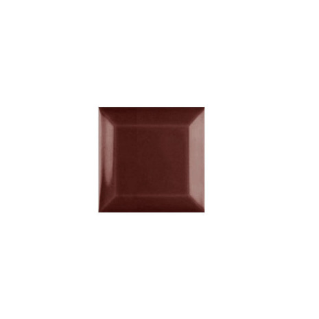 Half Metro Tile 75x75 - Teapot Brown