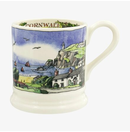 Emma Bridgewater mugg - Cornish Beaches