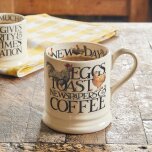 Emma Bridgewater mugg - Rise & Shine Eggs & Toast