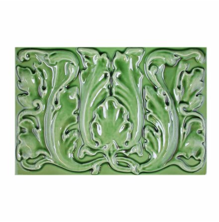 Floral Panel 9x6&quot; - Jade (Fel kulr p bild)