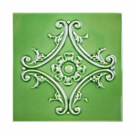 Medalion 6x6&quot; - Victorian Green (fel kulr p bild)