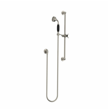 Classic Black Handshower on Sliding rail