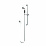 Classic Black Handshower on Sliding rail