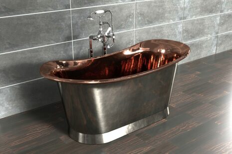 Bateau Bath Nickel 170cm (flera finishar insida)
