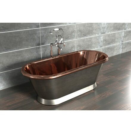 Grande Aequs Bath Borstad Nickel 190 cm (flera finishar insida)