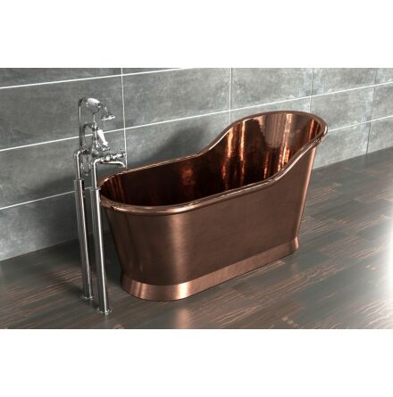 Slipper Bath Borstad Koppar 160cm (flera finishar insida)