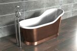 Slipper Bath Borstad Koppar 160cm (flera finishar insida)