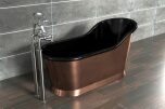 Slipper Bath Borstad Koppar 160cm (flera finishar insida)