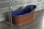 Slipper Bath Patinerad Koppar 160cm (flera finishar insida)