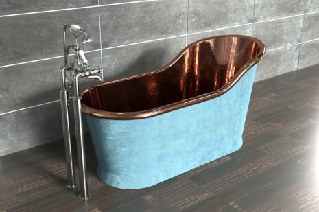 Slipper Bath Verdigris 160cm (flera finishar insida)