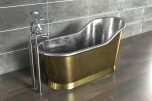 Slipper Bath Borstad Mssing 160 cm (flera finishar insida)