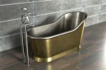 Slipper Bath Borstad Mssing 160 cm (flera finishar insida)