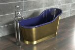 Slipper Bath Borstad Mssing 160 cm (flera finishar insida)