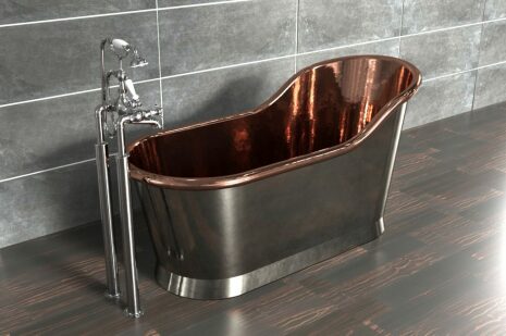 Slipper Bath Nickel 160 cm (flera finishar insida)