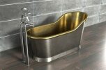 Slipper Bath Borstad Nickel 160 cm (flera finishar insida)