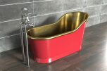 Slipper Bath Frgad emalj 160cm (flera finishar insida)