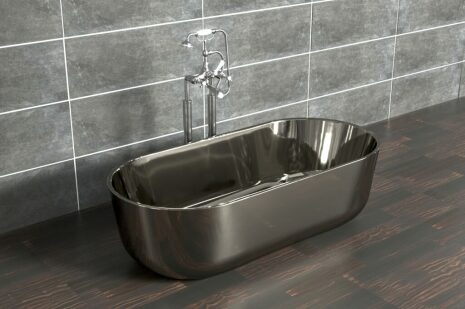 Balaena Bath Nickel 170 cm (Nickel insida)