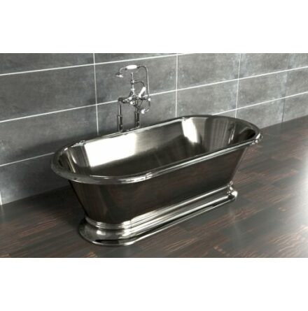 Delphina Bath Nickel 183 cm (flera finishar insida)