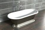 Delphina Bath Borstad Nickel 183 cm (flera finishar insida)