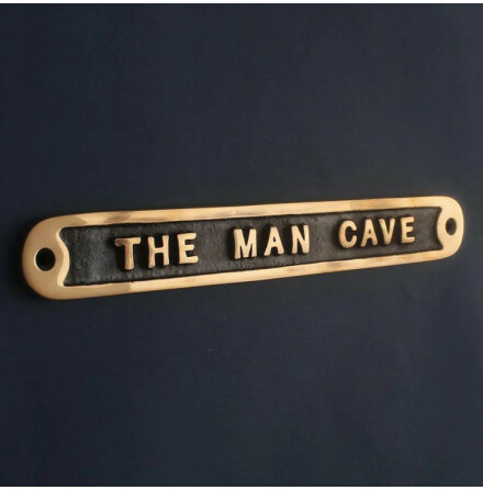 Skylt &quot;The Man Cave&quot; - Mssing