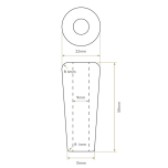 Bidbury - Alternative Ceramic Handles (4 finishar)
