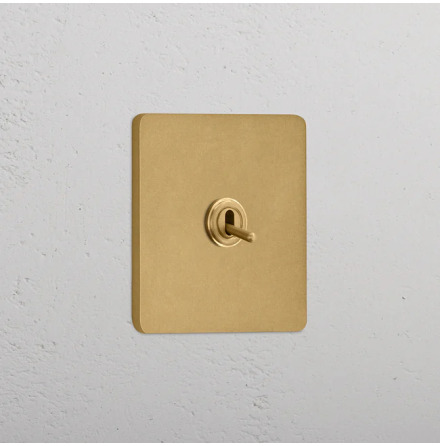 Vippstr�mbrytare Antique Brass