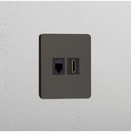 Data + HDMI uttag Bronze