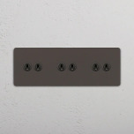 2+2+2 Vippstr�mbrytare Bronze