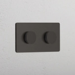 Dubbel Dimmer Bronze