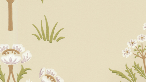 Meadow Sweet - Vellum/Green